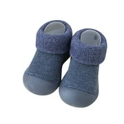 KDFJPTH Unisex Baby Shoes First Shoes Boys Girls Socks Shoes Toddler Warmthe Floor Socks Non Prewalker Shoes